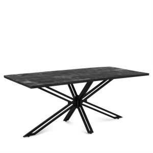 Eettafel Yana zwart 160/180 (SHOWMODEL)