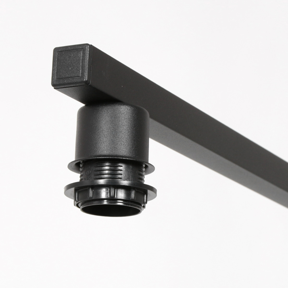 Hanglamp Stang | 3 lichts | E27 | 140×30 cm | zwart & wit - Afbeelding 5