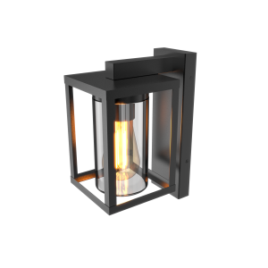 Calex Naples outdoor lantaarn | zwart aluminium | E27 fitting | IP44 spatwaterdicht