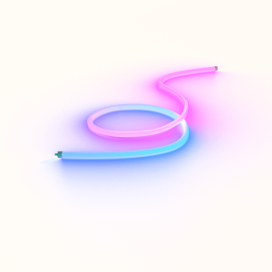 Calex Smart Neon Tube | Flexibele LED Siliconen Strip | RGBIC | Dimbaar | Wit | IP44 | Voice control