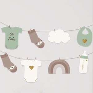 Geboorte slinger – Babyshower slinger – Printable