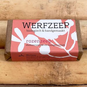 Rozenzeep, Werfzeep, ca. 100 gram