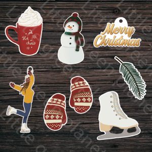 Cadeau labels Kerst, winter – Printable