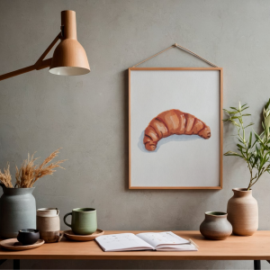 Poster croissant – A4 printable