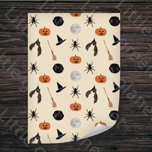 Inpakpapier Halloween – Printable