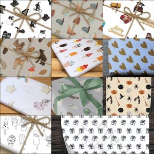Inpakpapier printables – Bundel