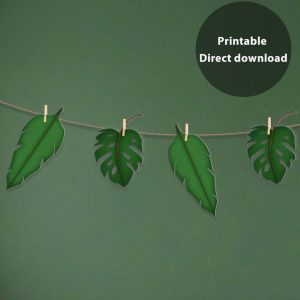 Jungle bladeren – Printable
