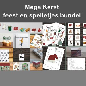 Kerst printables – Feest en spel pakket