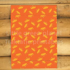 Cadeauzakje Koningsdag – Kroontjes – Printable