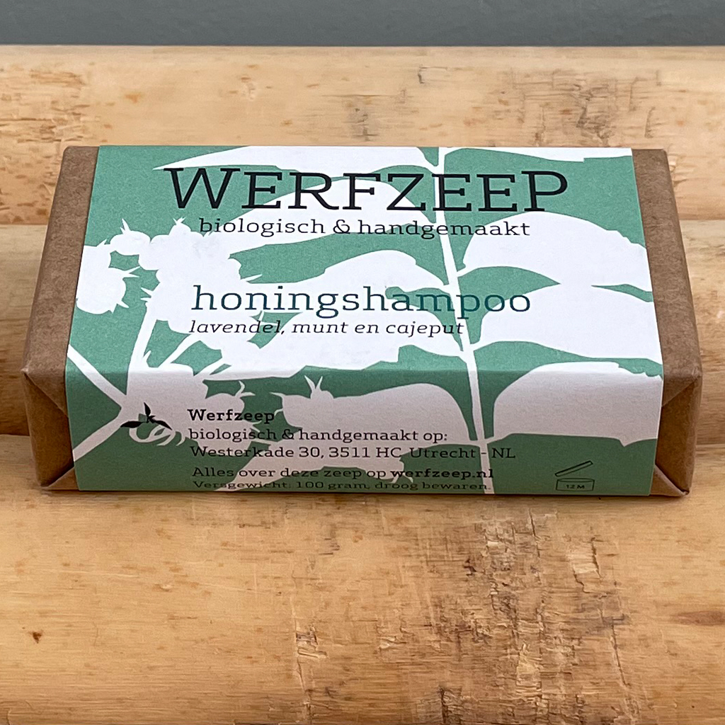 Honingshampoo, Werfzeep, ca. 100 gram - Afbeelding 2