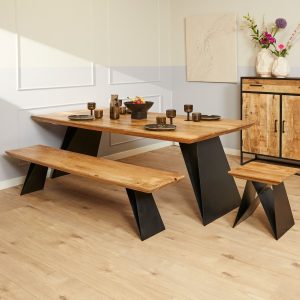 Eetkamertafel Extense mangohout 200/240/300 cm