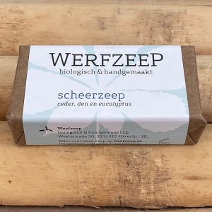 Natuurlijke scheerzeep, Werfzeep, ca. 100 gram