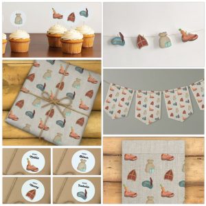 Sinterklaas printables – Feestpakket – Sinterklaas versiering, Sinterklaas inpakpapier, cadeauzakje, cadeaulabels en Sinterklaas prikkers