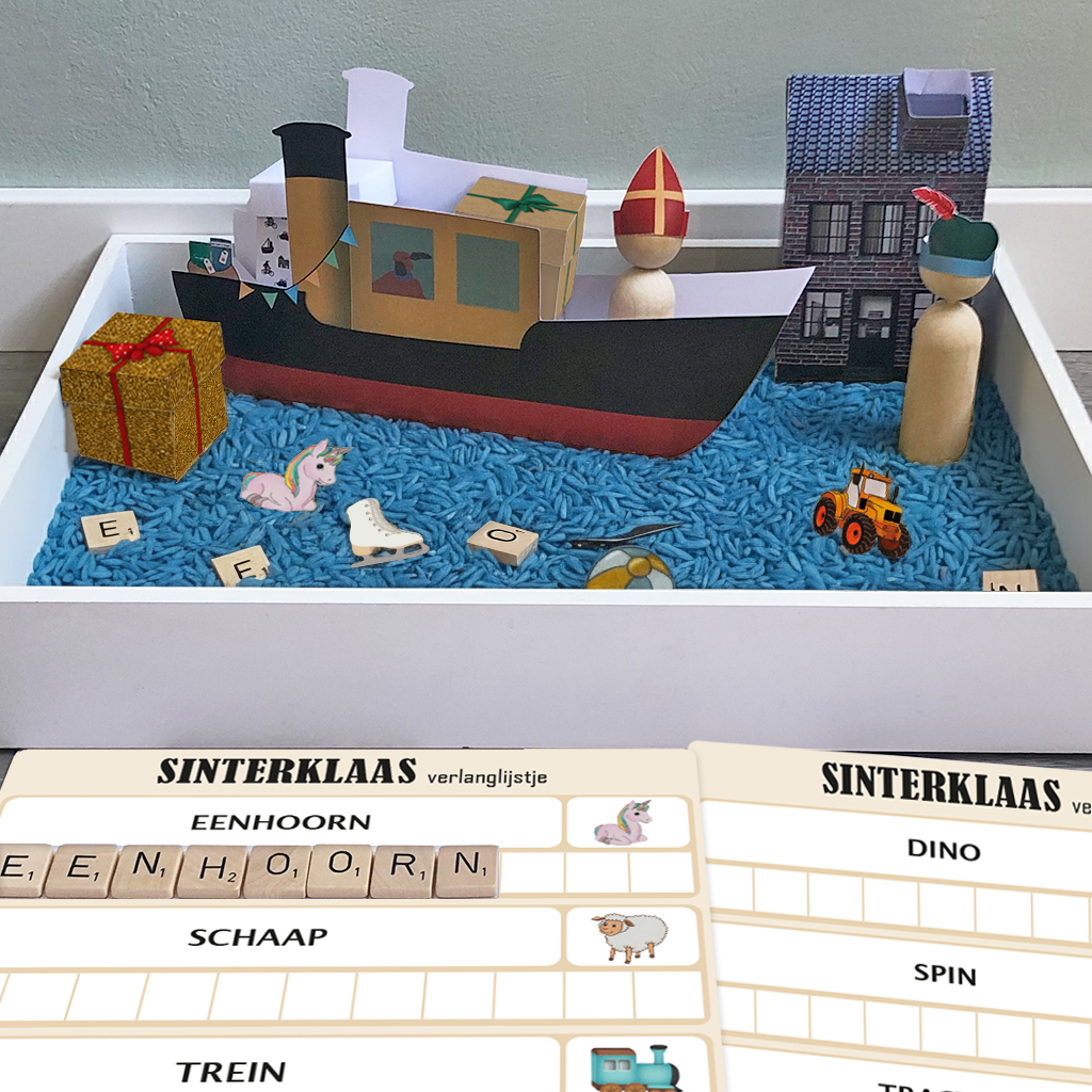 Sinterklaas printable voor sensorisch spel - Afbeelding 2