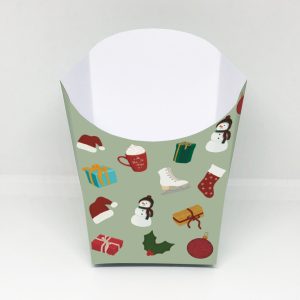 Traktatie bakje – Kerst – Printable