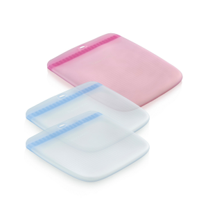 Tupperware Set Ultimate Silicone Bags Slim M/L