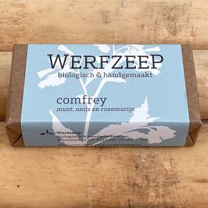 Comfrey zeep, Werfzeep, ca. 100 gram
