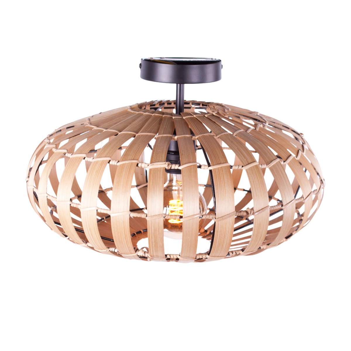 Bamboe plafondlamp naturel Ø 40cm - Afbeelding 8