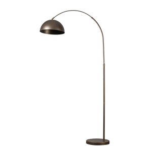 Booglamp Thijs | Donkerbruin metallic | Reikwijdte en hoogte verstelbaar
