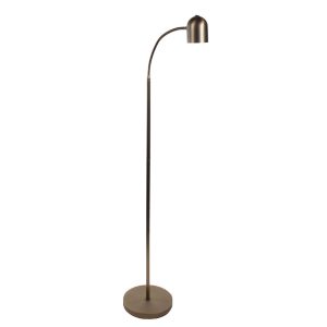 Bronzen staande leeslamp Umbria