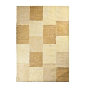 Vloerkleed Patchwork Mono geel 160 x 230 cm.