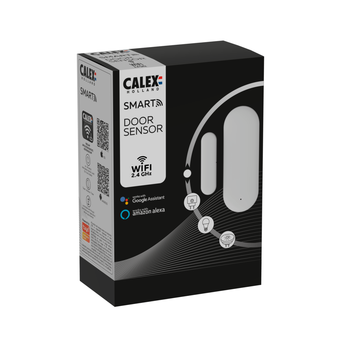 Calex Smart connect deur raam sensor | compacte draadloze beveiliging met app bediening - Afbeelding 5