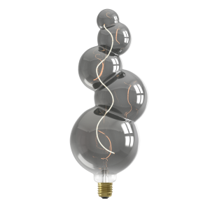 LED lamp | titanium | dimbaar | E27 | 4 watt | 12,5 cm | 60 lumen