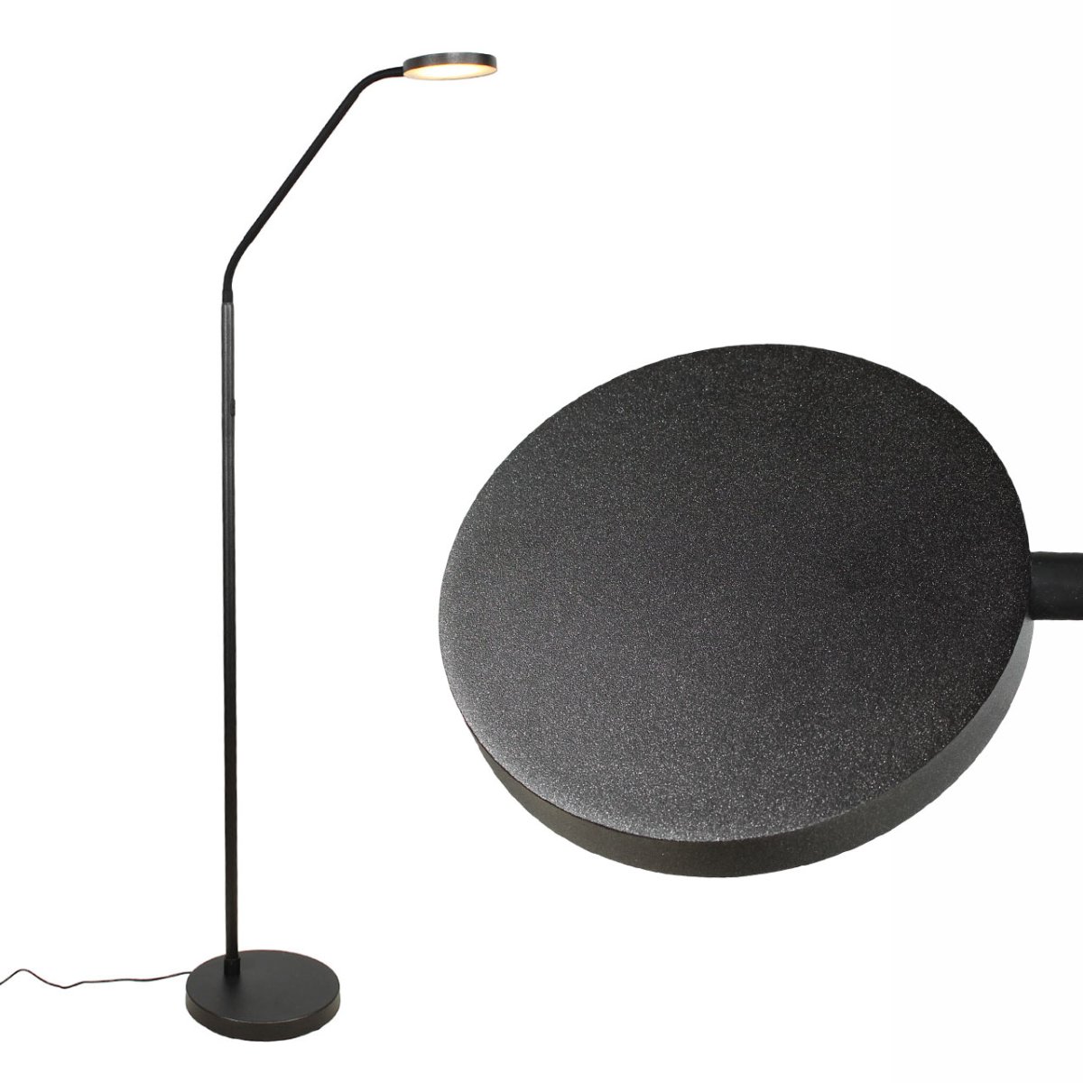 Design leeslamp Málaga charcoal | traploos dimbaar | 2200-4000K LED | 900 lumen - Afbeelding 2