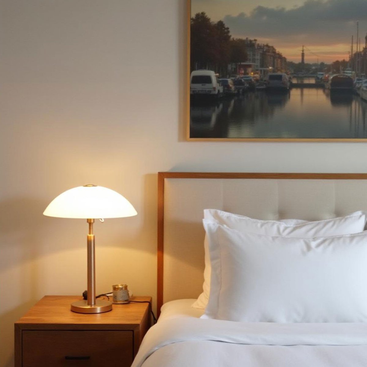 Grote Touch tafellamp brons – Dimbaar, elegant en sfeervol - Afbeelding 7
