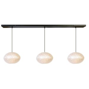 Hanglamp Apollo 30 cm parelmoer wit 3-lichts