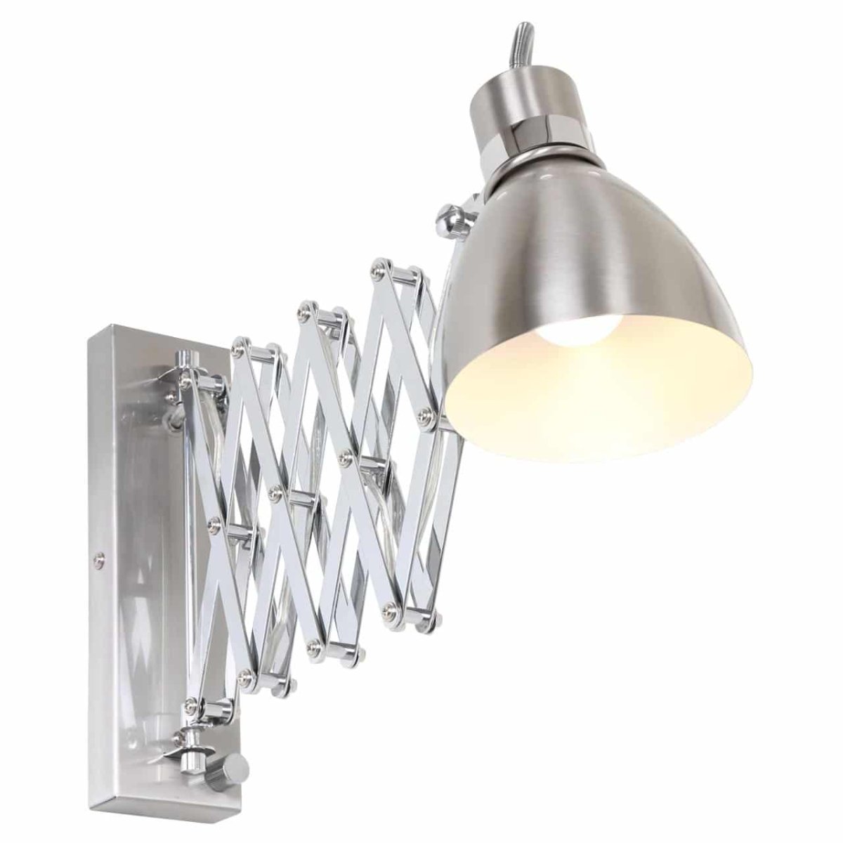 Industriële schaar wandlamp Spring staal - Afbeelding 2