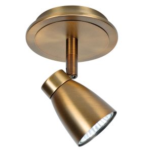 Klassieke bronzen verstelbare 1‑lichts spot Mirage