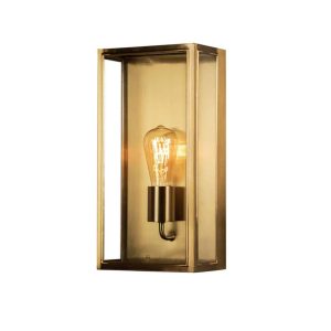 Buitenwandlamp | messing | rechthoekig | klassiek modern | E27