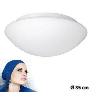 Moderne opaal witte glazen plafondlamp Neutral Ø 35 cm – 6058.00