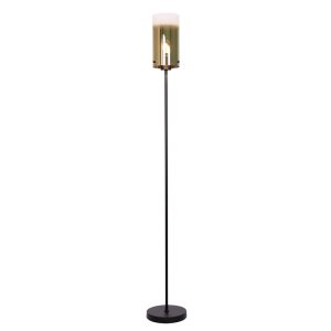 Moderne Vloerlamp | Ventotto | Goud Glas | 1-lichts | Ø 15 cm