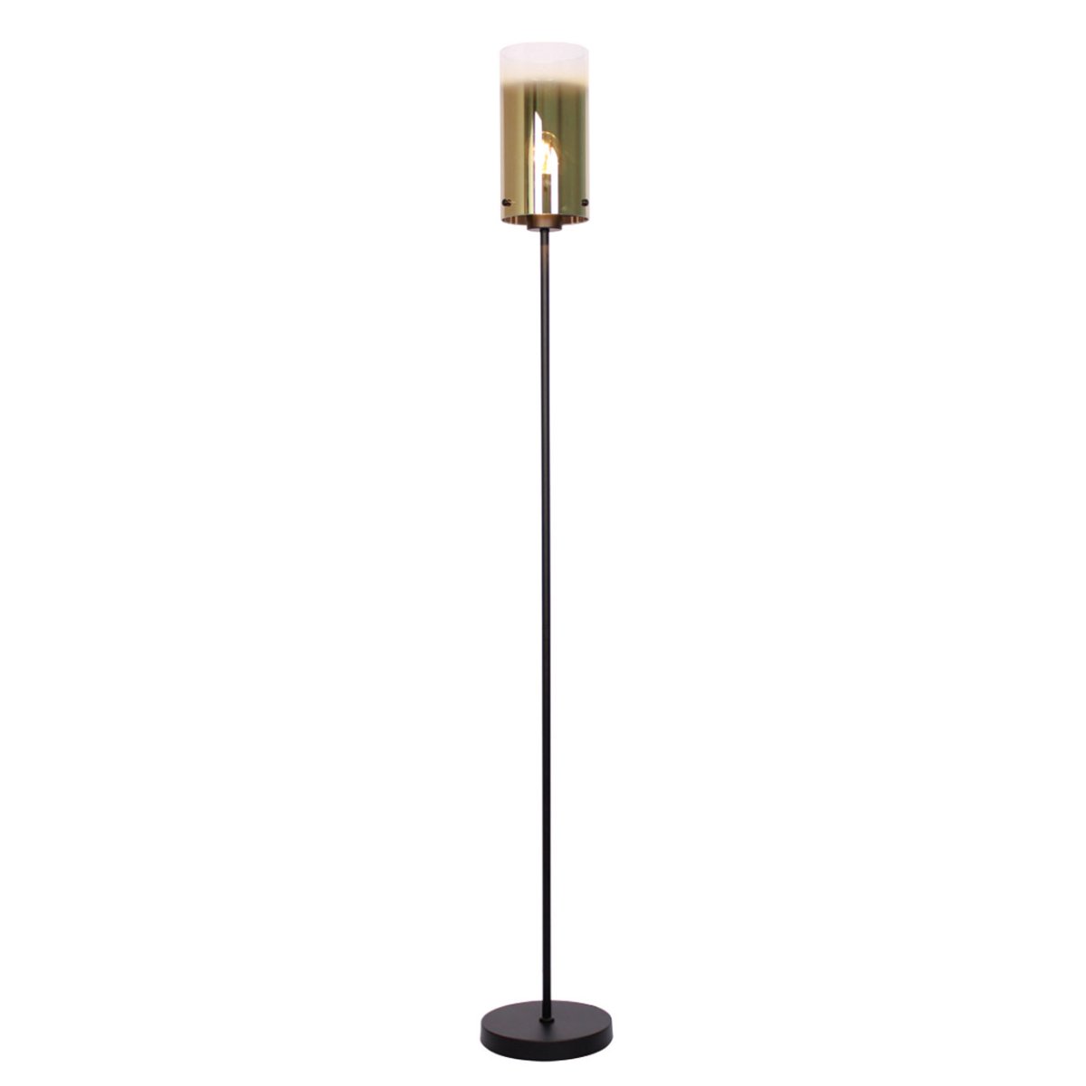 Moderne Vloerlamp | Ventotto | Goud Glas | 1-lichts | Ø 15 cm - Afbeelding 2