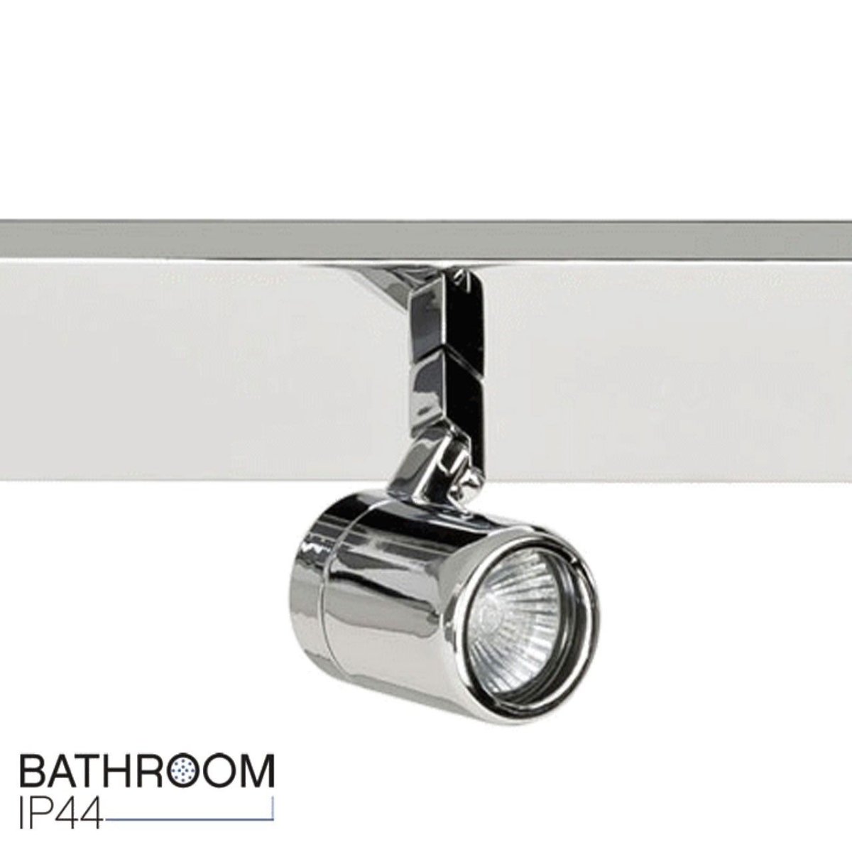 Moderne plafondlamp 3 lichts chroom IP44 - Afbeelding 6