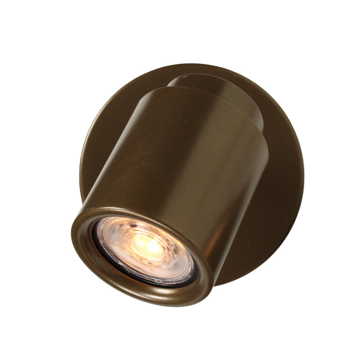 Verstelbare GU10 spot Razza | 1 lichts | cacao / bruin | Ø 11 cm | modern design - Afbeelding 7
