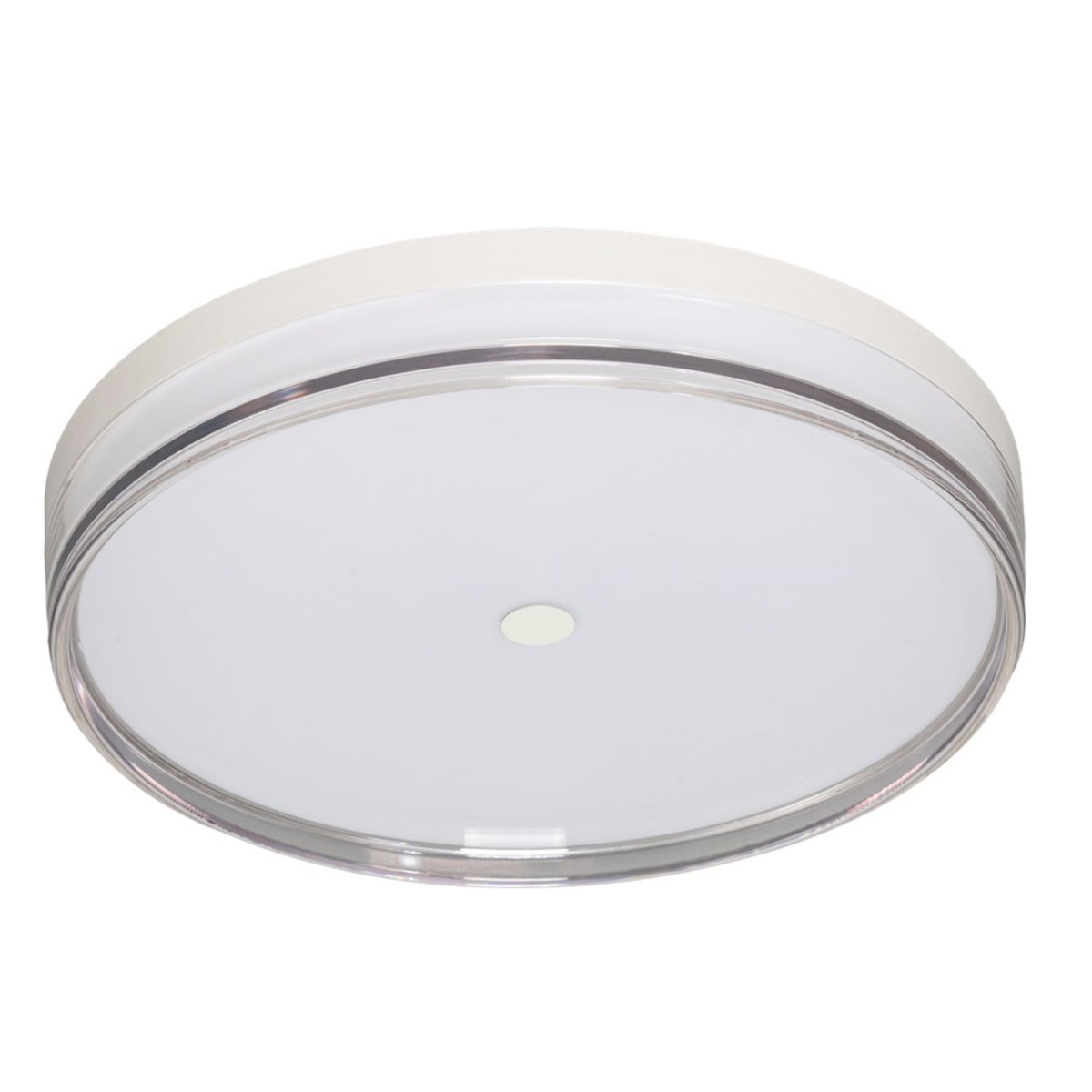 Plafondlamp Jill | Badkamerlamp met geïntegreerde LED en drie standen | Wit | Ø 40 cm