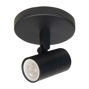 Richtbare spot Piccolo | 1-lichts | Zwart | 10 cm x 10 cm