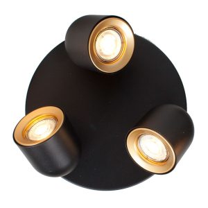 Ronde plafondspot | 3 lichts | GU10
