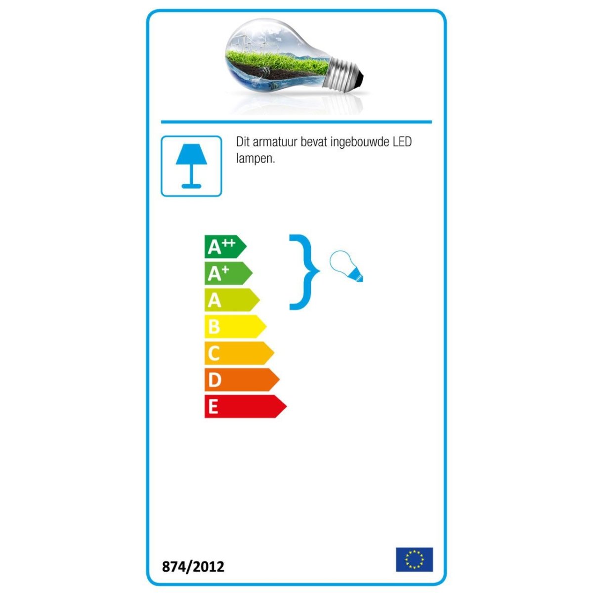 Staande dimbare uplighter Sapporo led geborsteld staal - Afbeelding 4