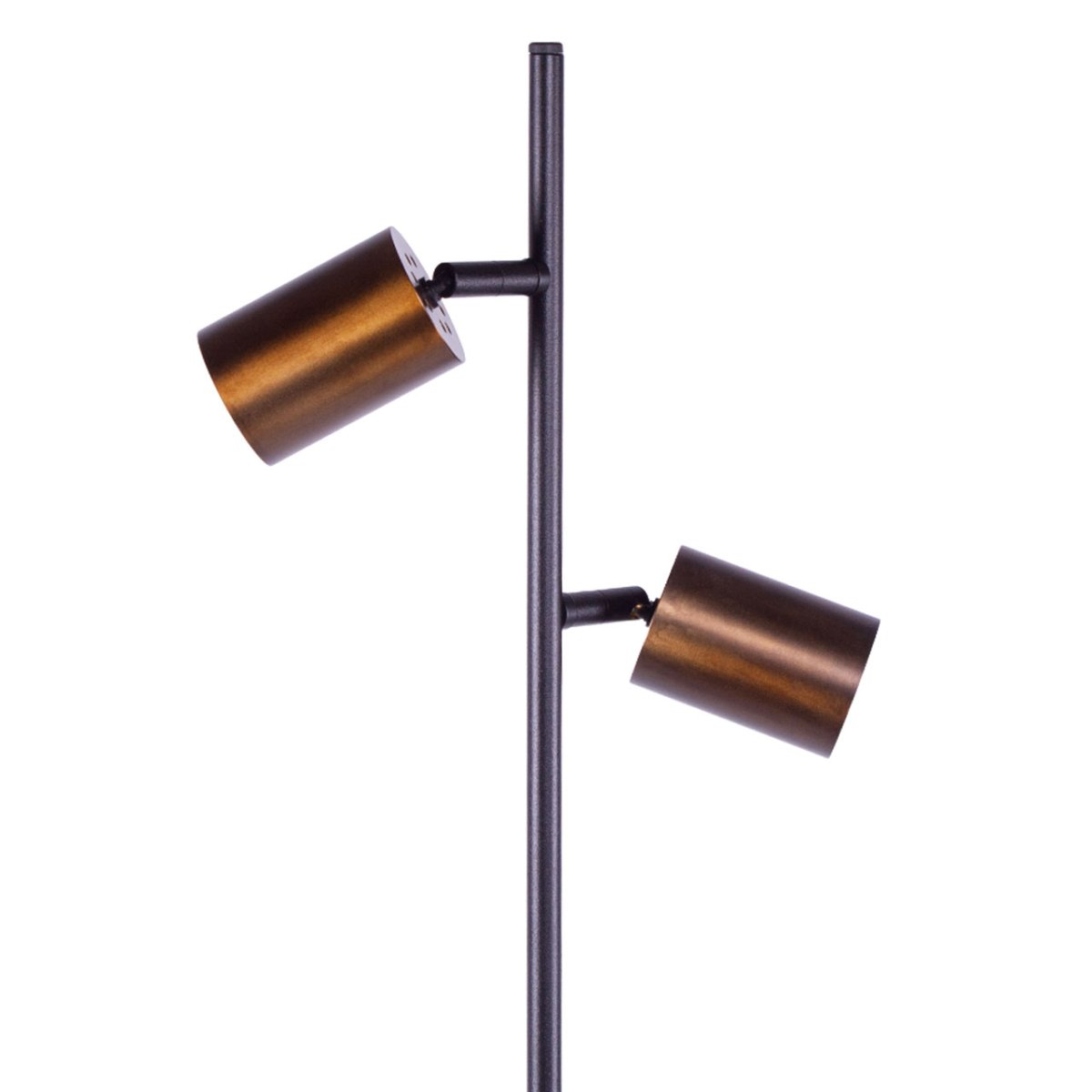 Staande leeslamp Bounce | 2 lichts zwart / brons - Afbeelding 9