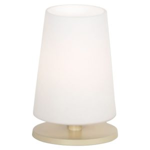 Tafellamp | Ancilla | 14 cm | E27 | modern | creme wit