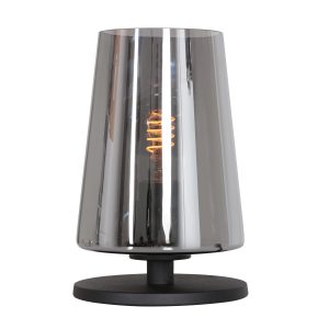 Tafellamp | Ancilla | 14 cm | E27 | modern | grijs zwart