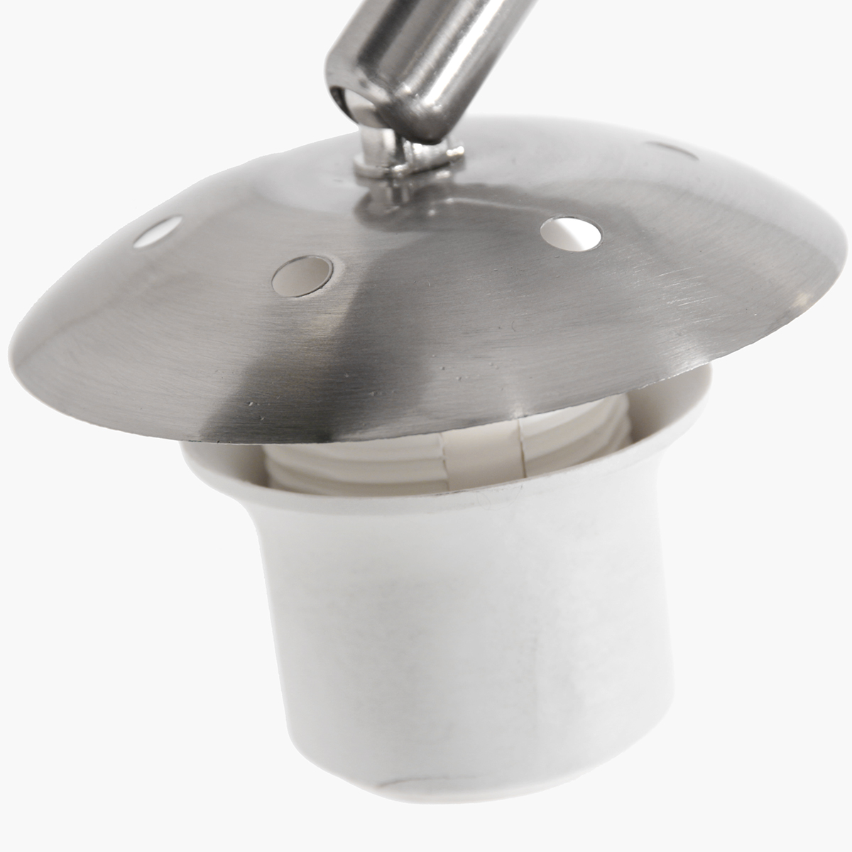 Verstelbare booglamp met plexiglas kap Ø 38 cm grijs / smoke - Afbeelding 5