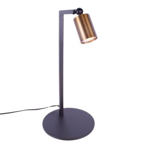 Verstelbare bureaulamp Bounce | 1 lichts zwart | brons