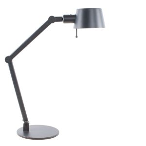 Verstelbare retro bureaulamp | zwart | E27