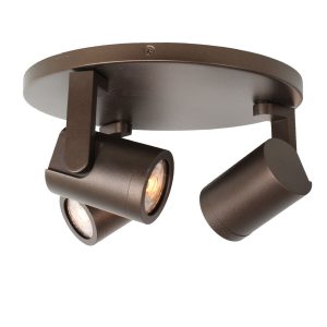 Verstelbare ronde plafondspot cacao / bruin | GU10 | Ø 25 cm
