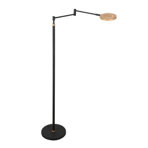 Vloerlamp | Soleil | ingebouwde vervangbare LED module | design | zwart goud